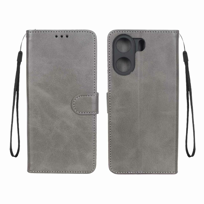 کیف موبایل مگنتی درجه یک MNC مدل Xiaomi Redmi 13C / Poco C65 - خاکستری