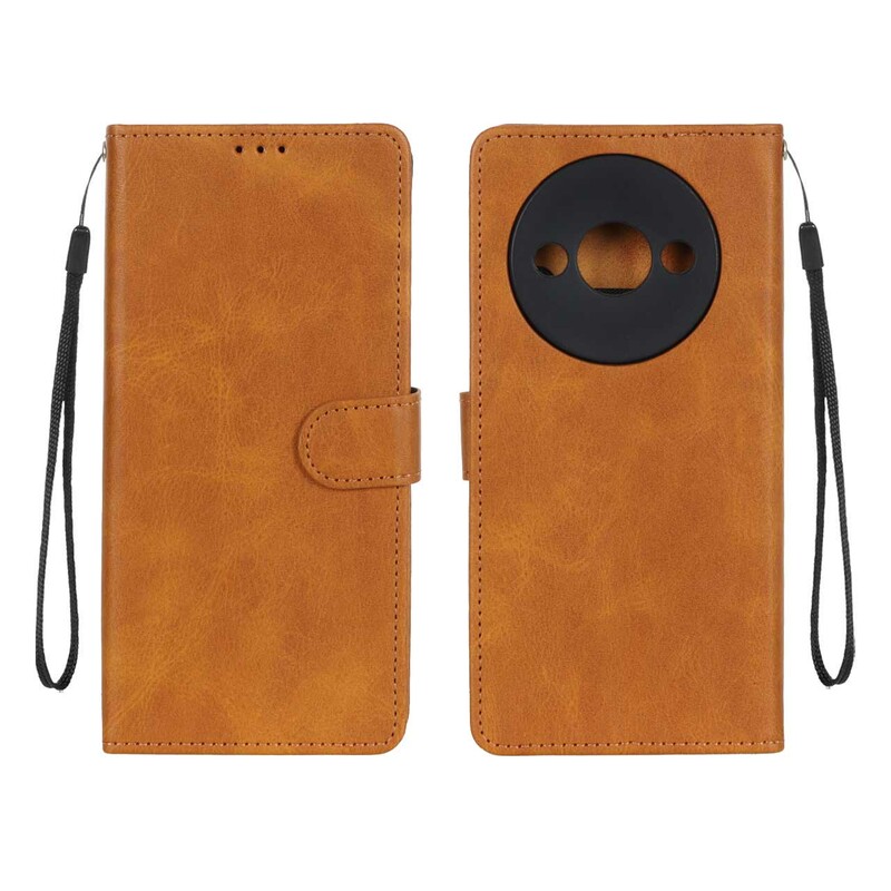کیف موبایل مگنتی درجه یک MNC مدل Xiaomi Redmi A3 / A3x / Poco C61 - عسلی