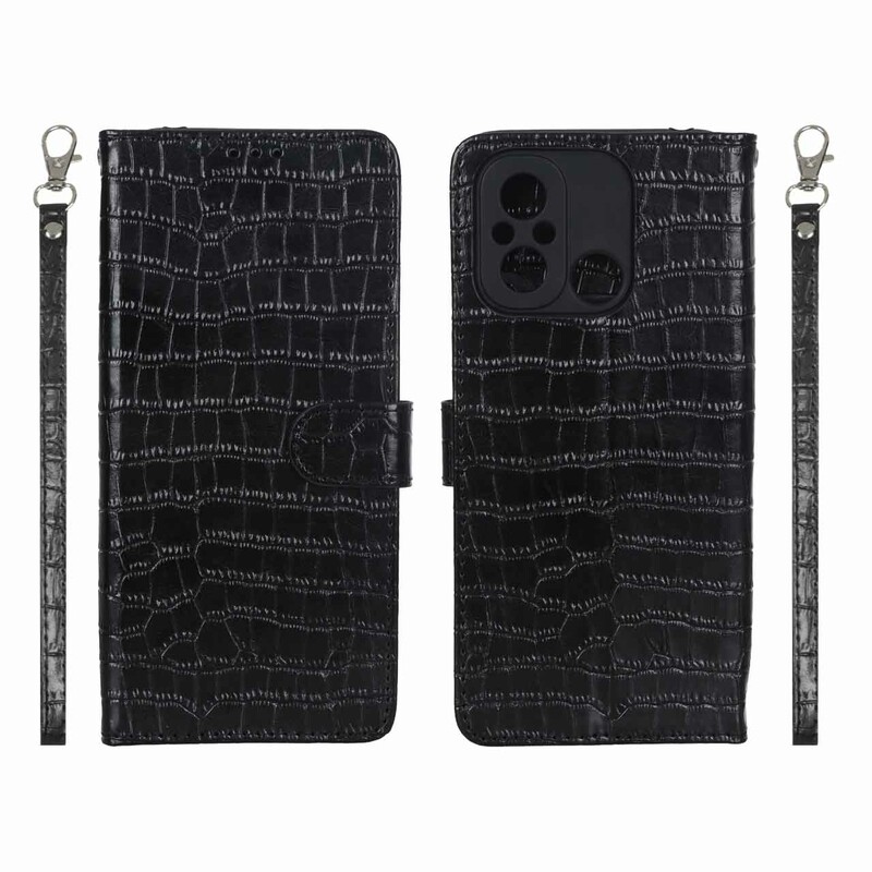 کیف موبایل مگنتی کروکو MNC مدل Xiaomi Redmi 12C / Redmi 11A / Poco C55 - مشکی