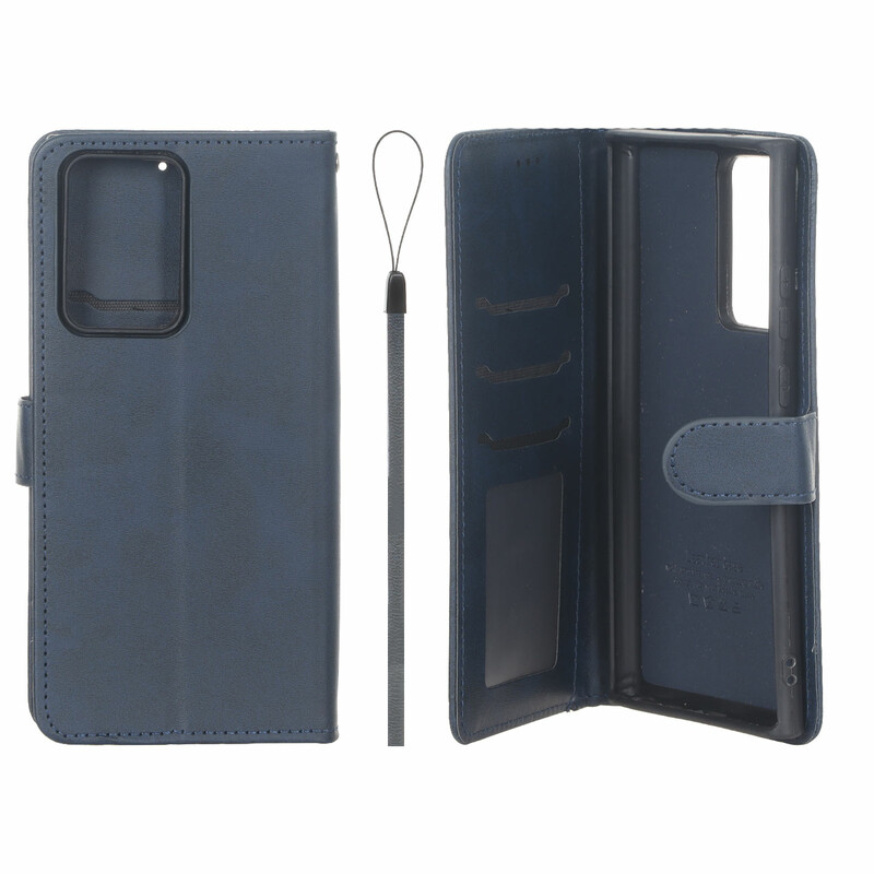 کیف موبایل مگنتی درجه یک داخل خز MNC Plus مدل Samsung Galaxy Note20 Ultra - سرمه ای کد 1