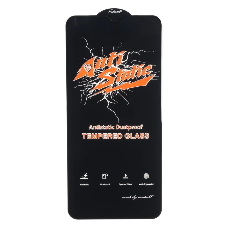 محافظ صفحه نمایش شیشه ای Full Cover Anti Static Mietubl مدل ORG - Samsung Galaxy A12 / A02 / A02S / A03 / A03S / A03 Core / A04 / A04S / A04E / A13 / A23 / A32 5G / M02 / M04 / M12 / M13 / M23 / M33 /F13 / A1 Plus / A2 Plus / M