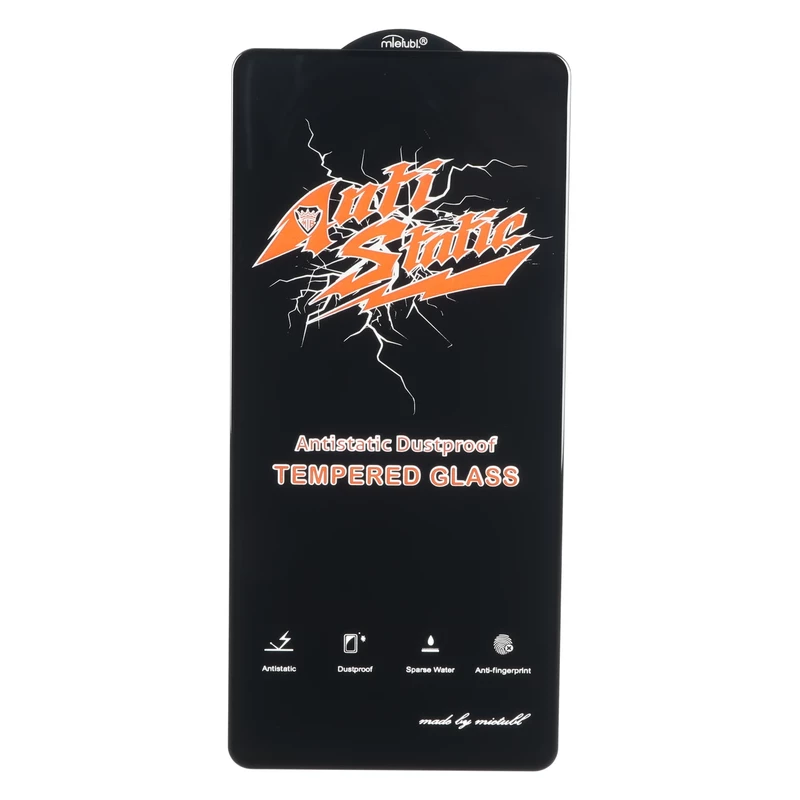 محافظ صفحه نمایش شیشه ای Full Cover Anti Static Mietubl مدل ORG - Samsung Galaxy A71 / A72 / A73 / M51 / M52 / M53 / M54 / M62 / Note 12 Pro 5G / Note 12 Pro Plus / Poco X5 Pro / Poco F5