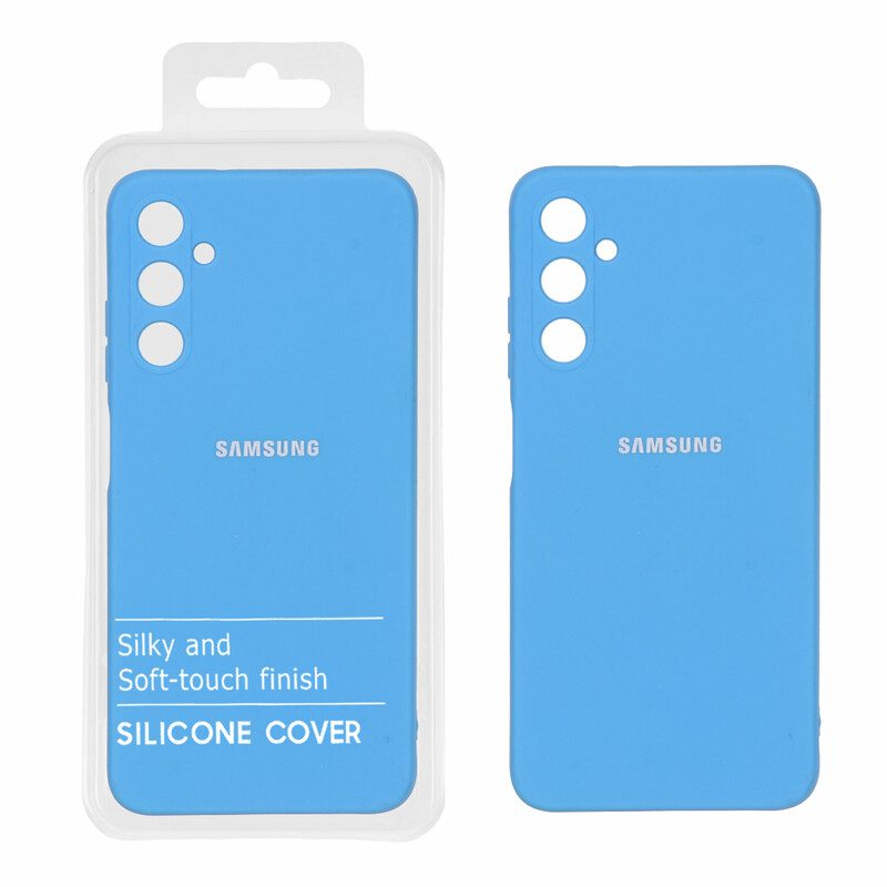 قاب نیو سیلیکون محافظ لنزدار RFF مدل Samsung Galaxy A05s / M14 4G / F14 4G - آبی (پک دار)