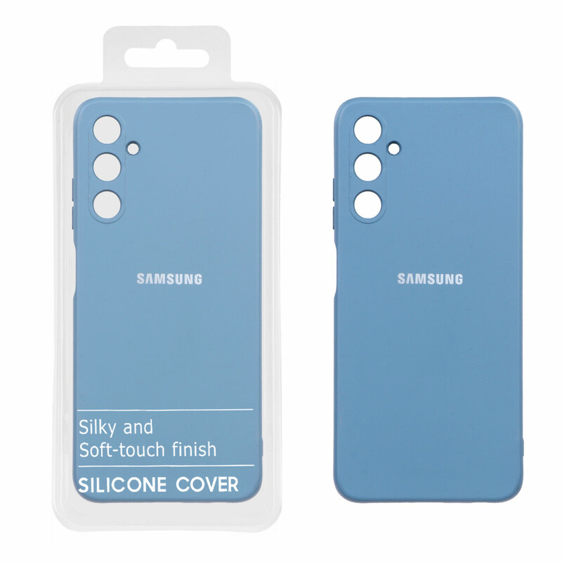 قاب نیو سیلیکون محافظ لنزدار RFF مدل Samsung Galaxy A05s / M14 4G / F14 4G - آبی فیلی (پک دار)