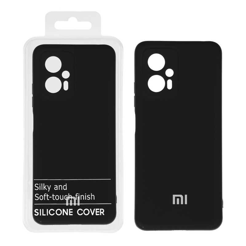 قاب نیو سیلیکون محافظ لنزدار RFF مدل Xiaomi Poco X4 GT / Redmi Note 11T Pro 5G / Redmi Note 11T Pro Plus - مشکی کد 6 (پک دار)