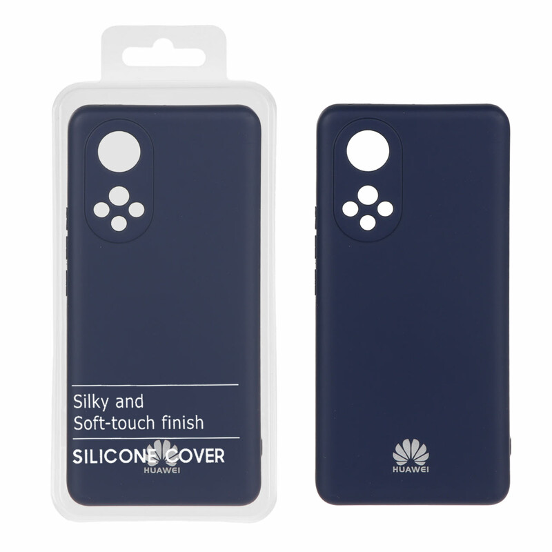 قاب نیو سیلیکون محافظ لنزدار RFF مدل Huawei Nova 9 / Honor 50 - سرمه ای (پک دار)