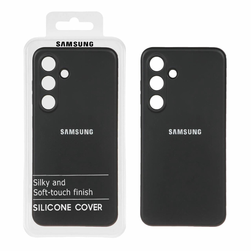 قاب نیو سیلیکون محافظ لنزدار RFF مدل Samsung Galaxy S24 - مشکی (پک دار)