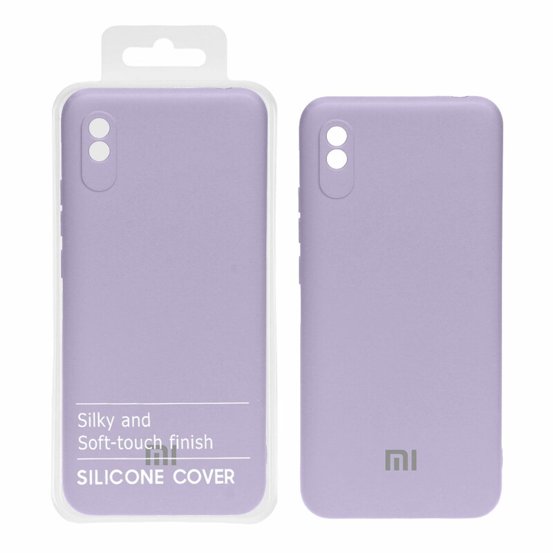 قاب نیو سیلیکون محافظ لنزدار RFF مدل Xiaomi Redmi 9A - یاسی کد7 (پک دار)