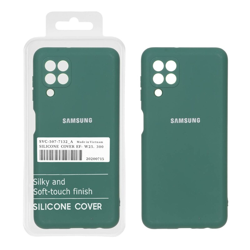 قاب نیو سیلیکون محافظ لنزدار RFF مدل Samsung Galaxy A22 4G / M22 / M32 4G / F22 - سبز (پک دار)
