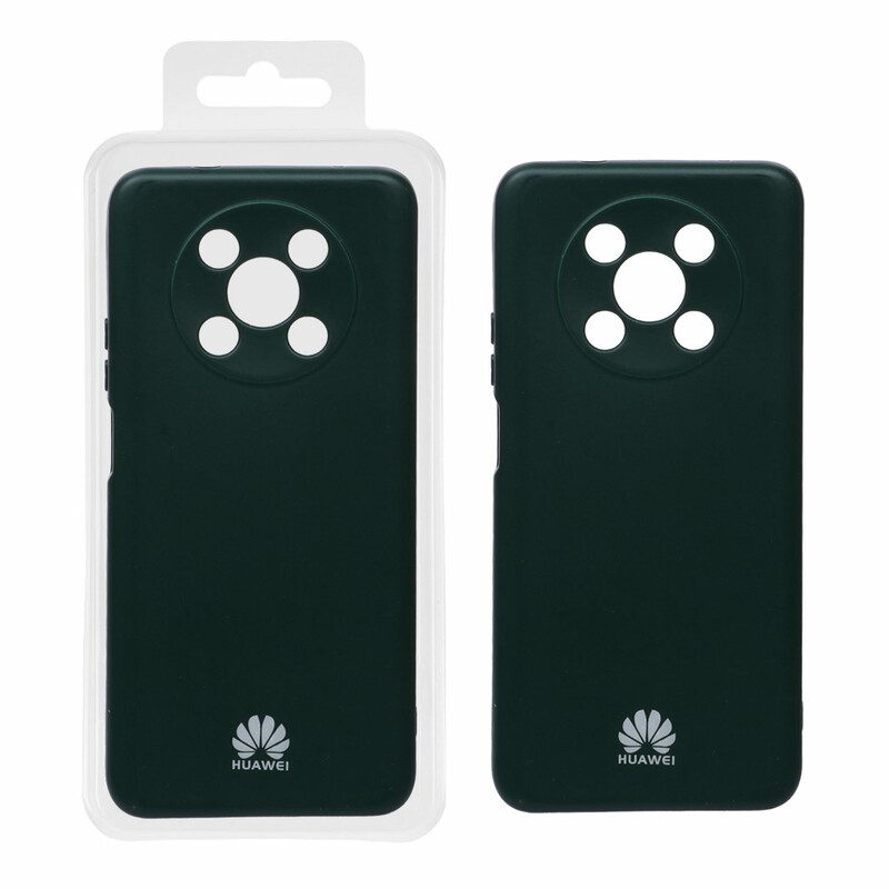 قاب نیو سیلیکون محافظ لنزدار RFF مدل Huawei Nova Y90 - سبز تیره کد 9 (پک دار)
