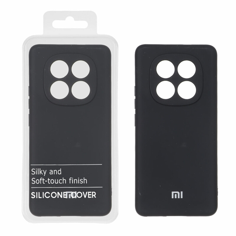 قاب نیو سیلیکون محافظ لنزدار RFF مدل Xiaomi Redmi Note 15 / Poco M8 5G - مشکی (پک دار)