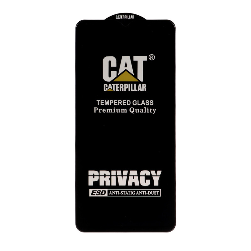 محافظ صفحه نمایش شیشه ای Full Cover Privacy Caterpillar - ESD مدل Samsung Galaxy A20s