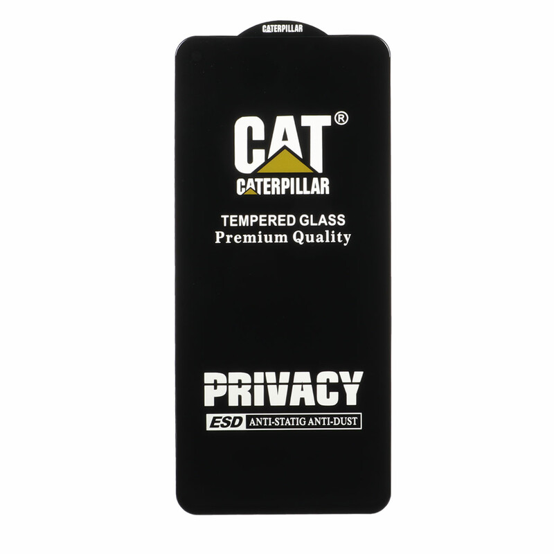 محافظ صفحه نمایش شیشه ای Full Cover Privacy Caterpillar - ESD مدل Samsung Galaxy A21S / F52