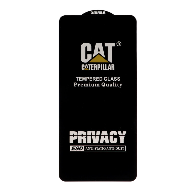 محافظ صفحه نمایش شیشه ای Full Cover Privacy Caterpillar - ESD مدل Samsung Galaxy A51 / A52 / A53 / M31s / S20 fe