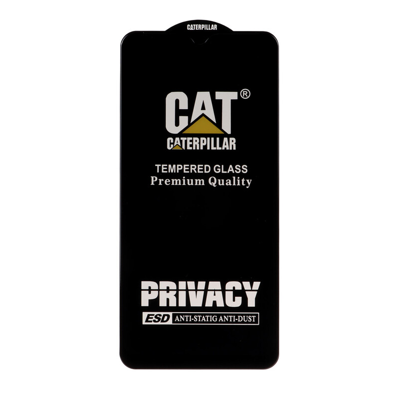 محافظ صفحه نمایش شیشه ای Full Cover Privacy Caterpillar - ESD مدل Samsung Galaxy A10 / A10s / M10 / M20 / M01s