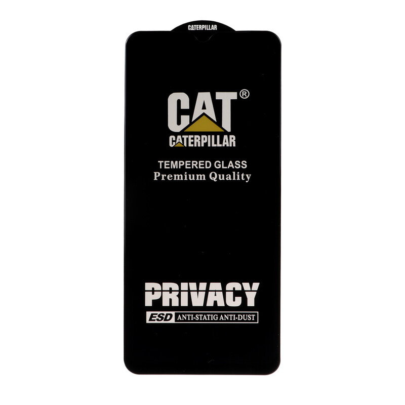 محافظ صفحه نمایش شیشه ای Full Cover Privacy Caterpillar - ESD مدل Xiaomi Redmi A3 / A3x / Redmi 10C / Redmi 12C / Redmi 11A / Redmi 10 Power / Poco C40 / Poco C55 / C61