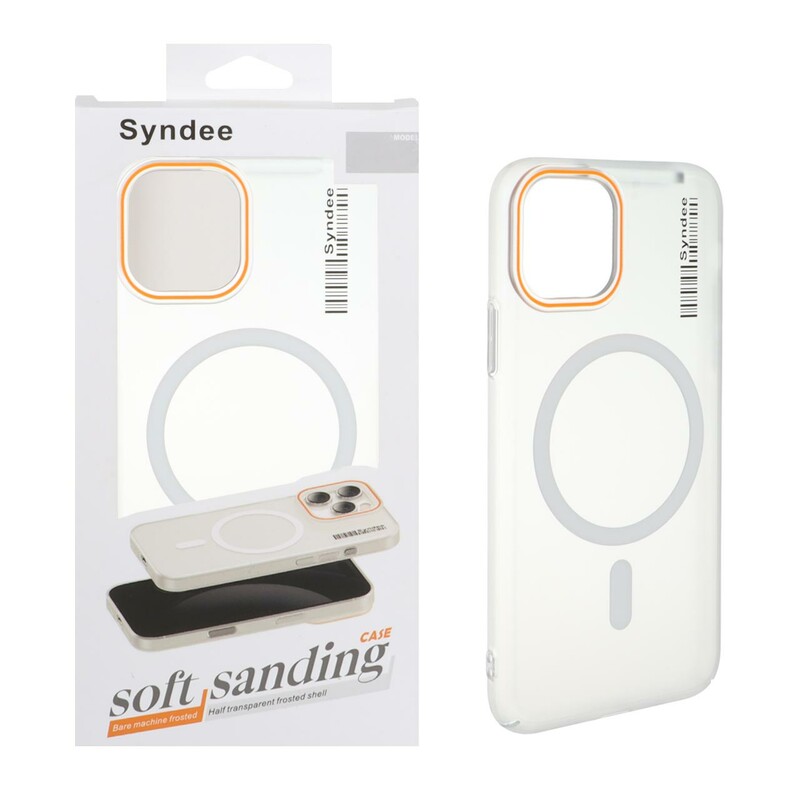 قاب اورجینال Syndee پشت مات MagSafe مدل Apple iPhone 11 Pro - سفید (پک دار )
