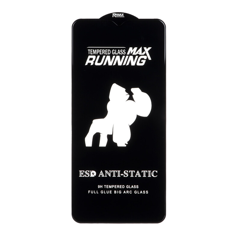 محافظ صفحه نمایش شیشه ای Running Max ESD مدل Samsung A12 / A02 / A02S / A03 / A03S / A03 Core / A04 / A04S / A04E / A13 / A23 / A32 5G / M02 / M04 / M12 / M13 / M23 / M33 /F13 / A1 Plus / A2 Plus / M4 / M5 / C30 / C30S (بدون پک)