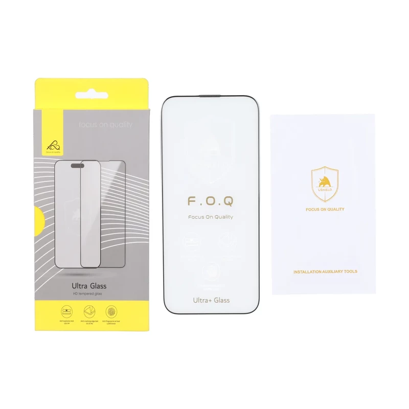 محافظ صفحه نمایش شیشه ای اورجینال مات Ultra Glass Ushield مدل Apple iPhone 14 Pro Max (پک دار)