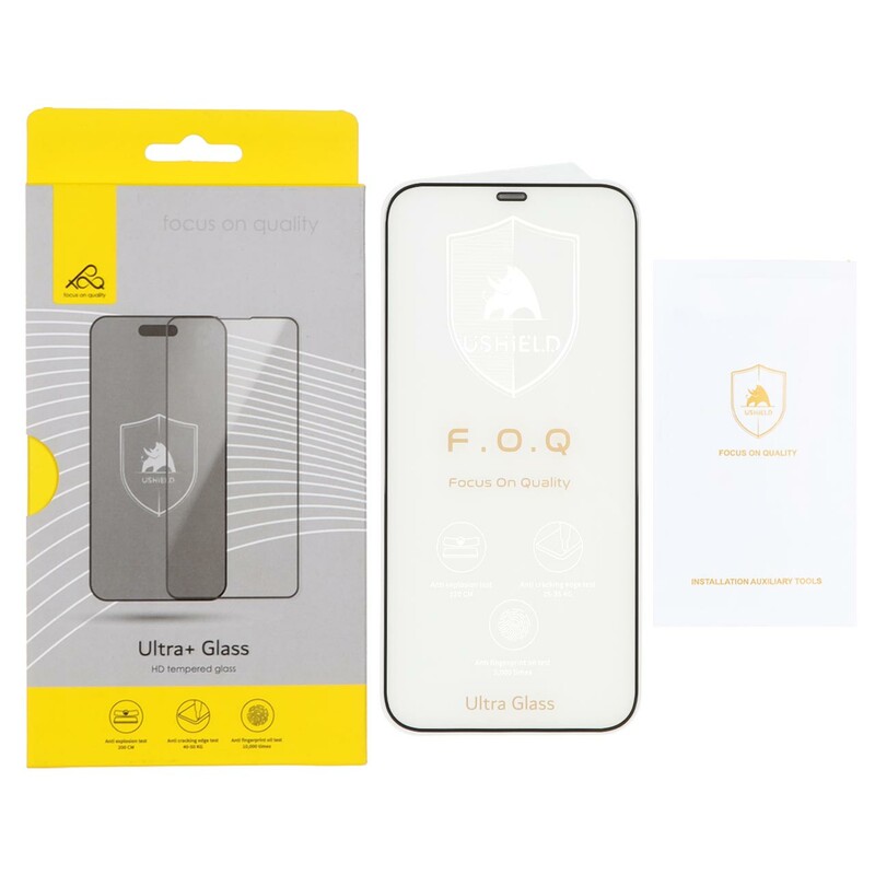 محافظ صفحه نمایش شیشه ای اورجینال Ultra Glass Ushield مدل Apple iPhone 12 Pro Max (پک دار)