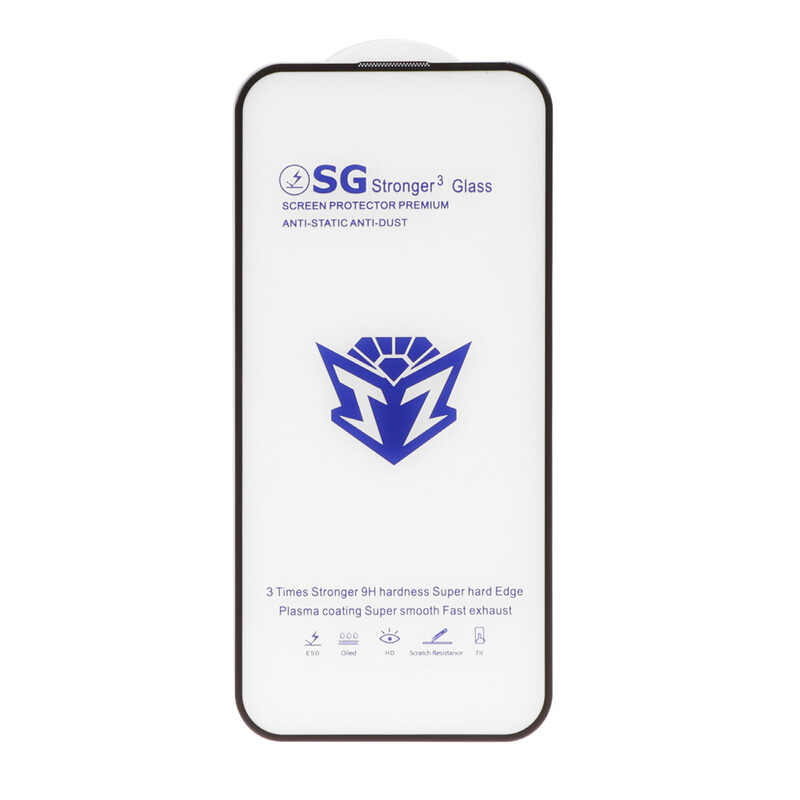 محافظ صفحه نمایش شیشه ای Full Cover Esd-SG مدل iPhone 15 Pro