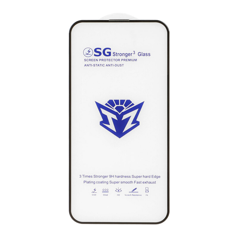محافظ صفحه نمایش شیشه ای Full Cover Esd-SG مدل Iphone 15 Pro Max