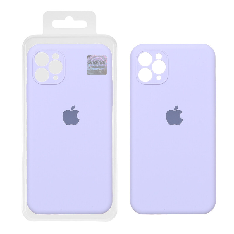 قاب سیلیکونی پاک کنی اورجینال Master Quality مدل Apple iPhone 11 Pro Max - یاسی (پک دار)