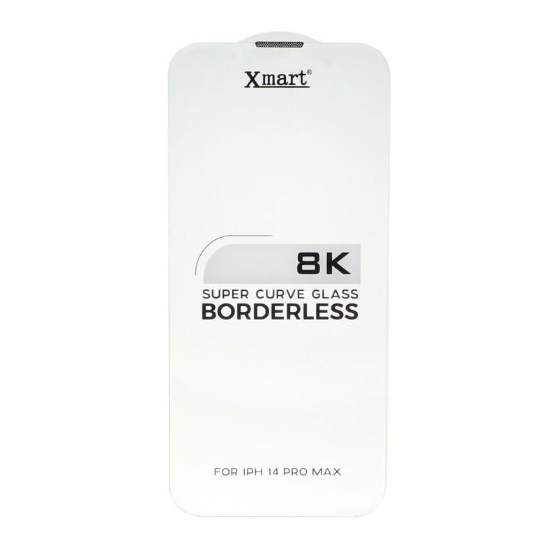 محافظ صفحه نمایش شیشه ای اورجینال بدون حاشیه XMART Super Curve 8K مدل Apple iPhone 14 Pro Max