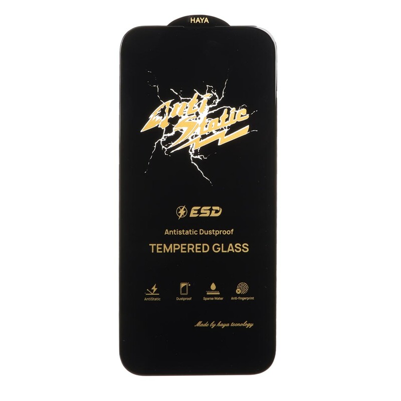 محافظ صفحه نمایش شیشه ای Full Cover Anti Static HAYA مدل Apple iPhone 16 / iPhone 15 / iPhone 14 Pro