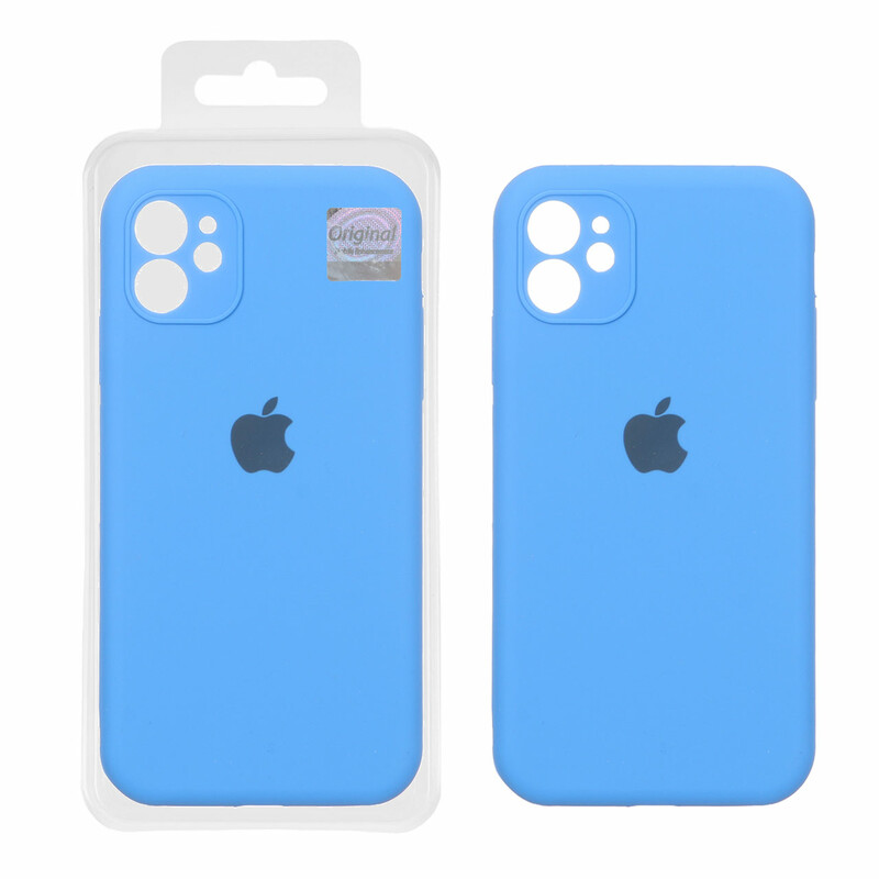 قاب سیلیکونی پاک کنی اورجینال Master Quality مدل Apple iPhone 11 - آبی (پک دار)