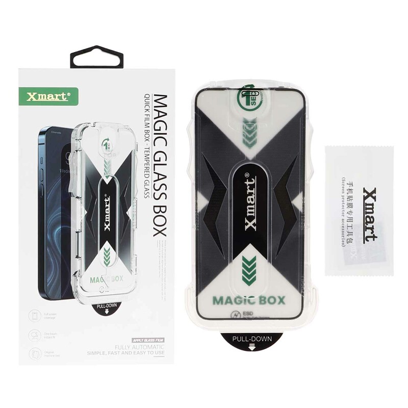 محافظ صفحه نمایش شیشه ای اورجینال XMART - Magic Glass Box مدل Iphone X / XS / 11 Pro (پک دار)