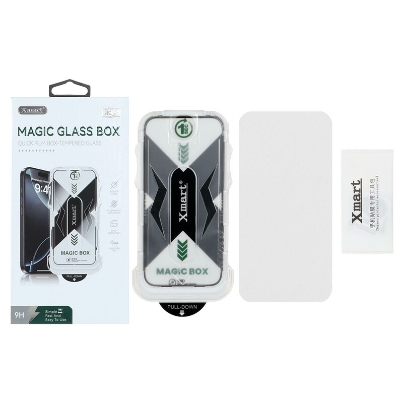 محافظ صفحه نمایش شیشه ای اورجینال XMART - Magic Glass Box مدل Apple iphone 16 (پک دار)