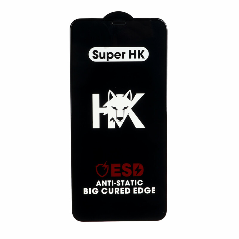 محافظ صفحه نمایش شیشه ای Full Cover ESD Anti Static - Super HK مدل Apple iPhone 11 Pro Max / iPhone X Max / iPhone Xs Max