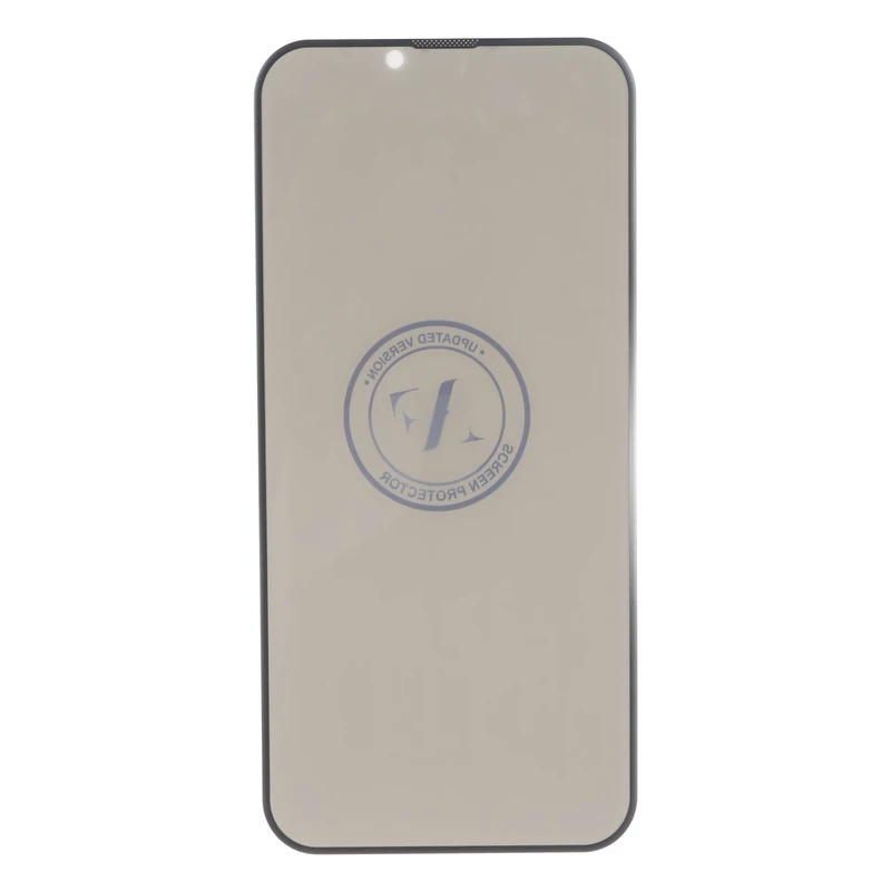 محافظ صفحه نمایش شیشه ای اورجینال Full Cover Privacy ALFA Carbon مدل Apple iPhone 13 Pro Max / iPhone 14 Plus