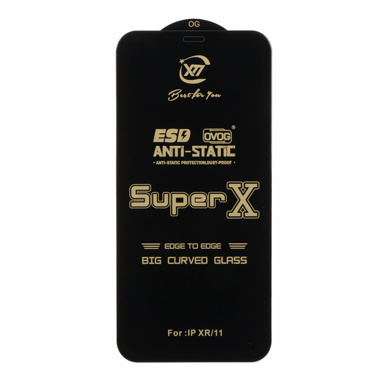 محافظ صفحه نمایش آنتی استاتیک Full Cover Super X مدل Apple iPhone 11 / iPhone XR