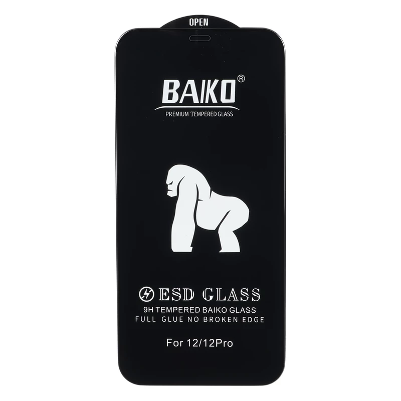 محافظ صفحه نمایش شیشه ای Anti Static - ESD Baiko مدل Apple iPhone 12 / iPhone 12 Pro