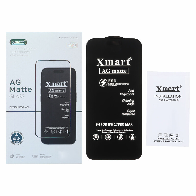 محافظ صفحه نمایش شیشه ای اورجینال XMART - AG matte ESD Anti Static مدل Apple iPhone 17 Pro Max (پک دار)