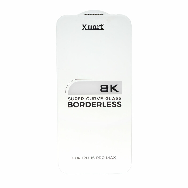 محافظ صفحه نمایش شیشه ای اورجینال بدون حاشیه XMART Super Curve 8K مدل Apple iPhone 16 Pro Max