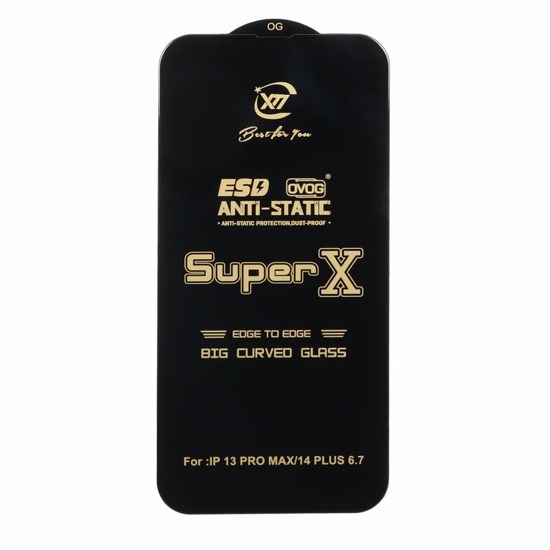 محافظ صفحه نمایش آنتی استاتیک Full Cover Super X مدل Apple iPhone 13 Pro Max / iPhone 14 Plus