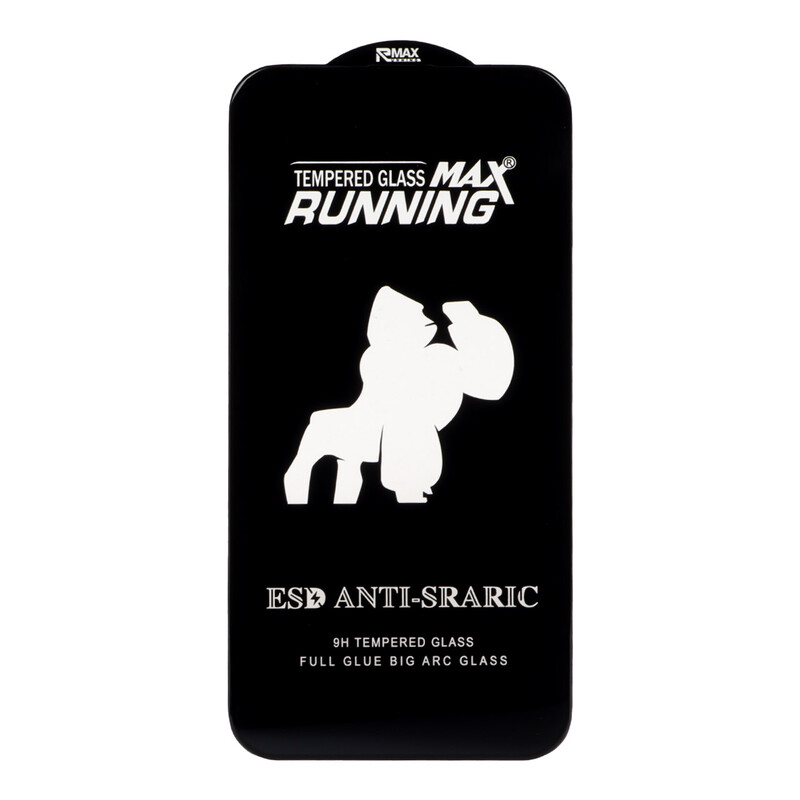 محافظ صفحه نمایش شیشه ای Running Max ESD مدل Apple iPhone 13 / iPhone 13 Pro / iPhone 14 / 16e (بدون پک)