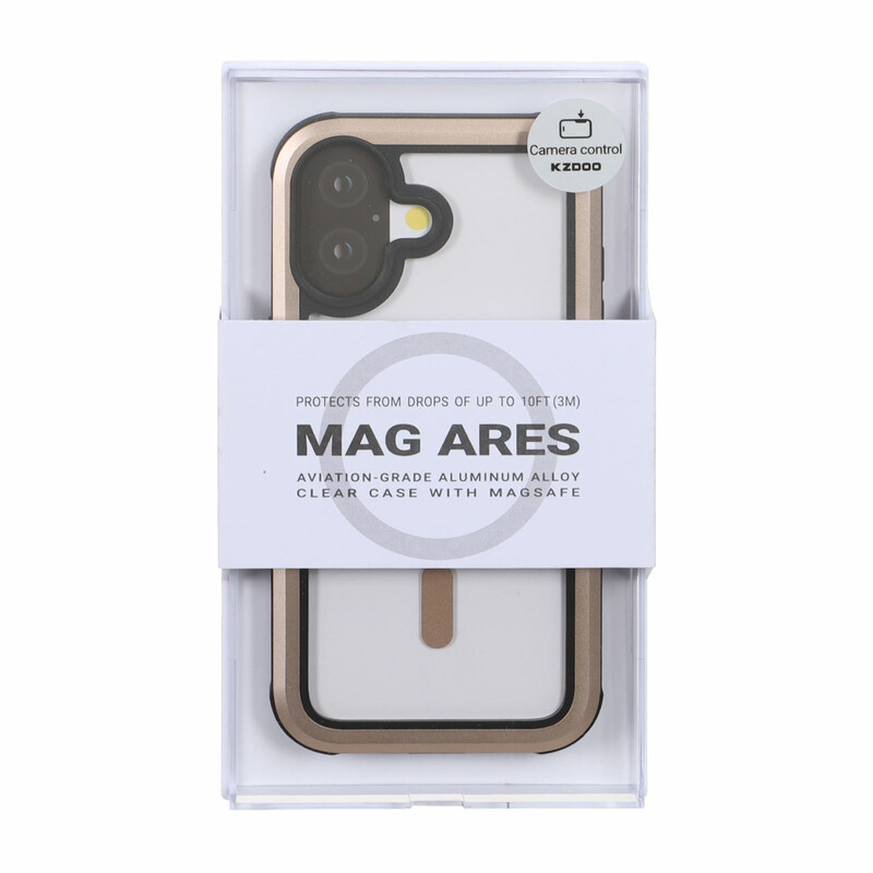 قاب Original KDoo MAG ARES مدل Apple iPhone 17 - طلایی (پک دار) - NTC