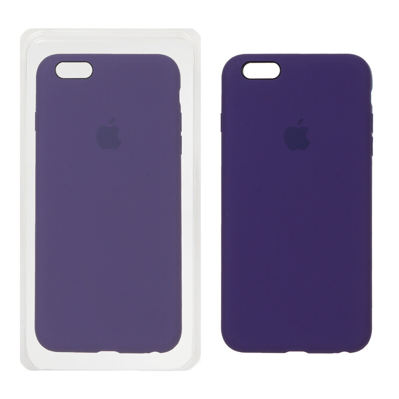 قاب سیلیکونی پاک کنی اورجینال Apple iPhone 6 Plus / iPhone 6s Plus - بنفش (پک اصلی)