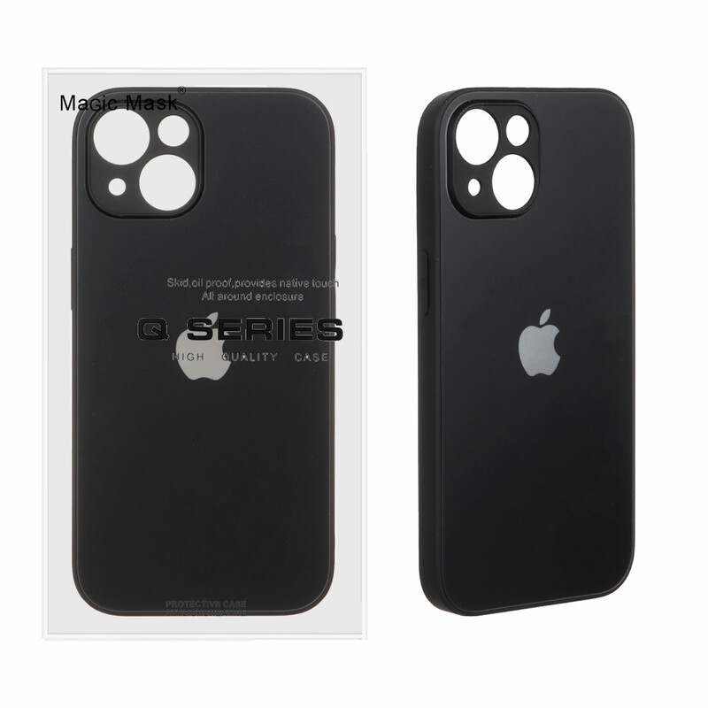 قاب اورجینال PVD ضدخش Magic Mask مدل Apple iPhone 15 - مشکی (پک دار)