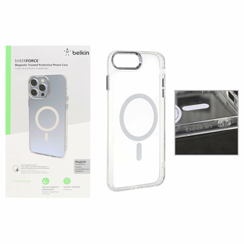 قاب اورجینال belkin شفاف Magsafe مدل Apple iPhone 7 Plus / iPhone 8 Plus (پک دار)