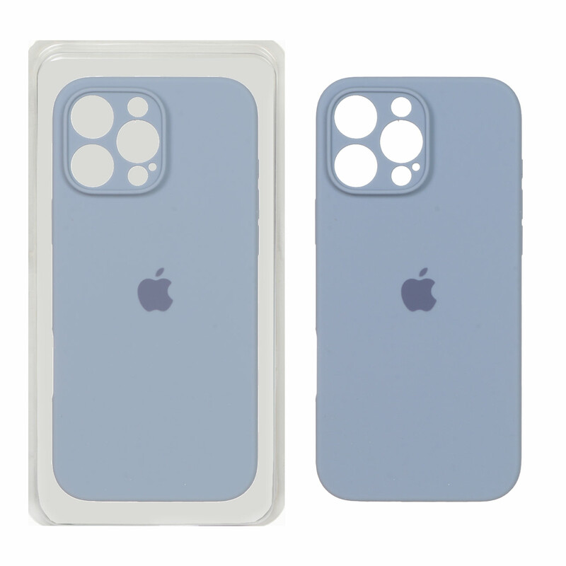 قاب سیلیکونی پاک کنی محافظ لنزدار اورجینال Apple iPhone 16 Pro Max - فیلی (پک اصلی)