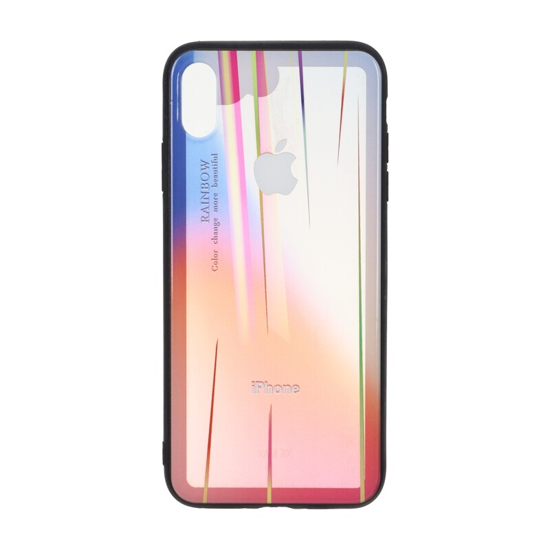 قاب شفاف رنگین کمانی Apple iPhone X Max / iPhone XS Max - طرح 44