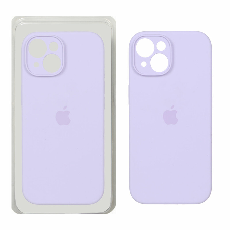 قاب سیلیکونی پاک کنی محافظ لنزدار اورجینال Apple iPhone 15 - یاسی (پک اصلی)