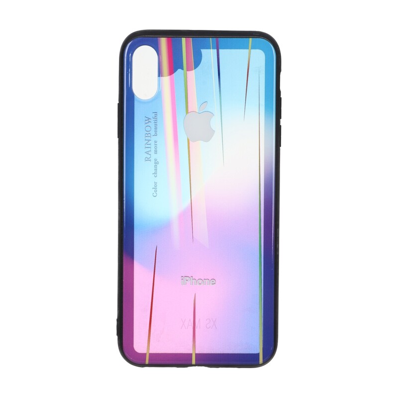 قاب شفاف رنگین کمانی Apple iPhone X Max / iPhone XS Max - طرح 45