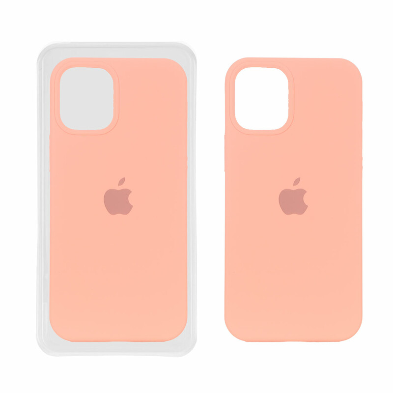 قاب سیلیکونی پاک کنی اورجینال Apple iPhone 12 Mini - گلبهی (پک اصلی)
