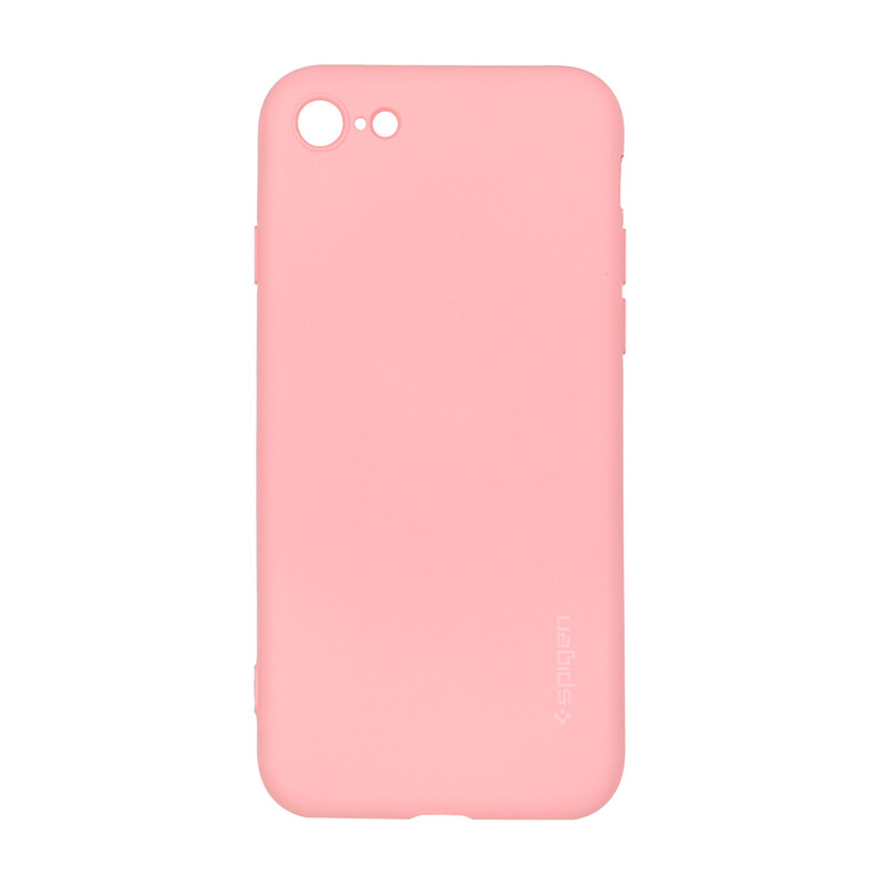 قاب سیلیکونی Spigen محافظ لنزدار Apple iPhone 7 / iPhone 8 / iPhone SE (2020) - صورتی